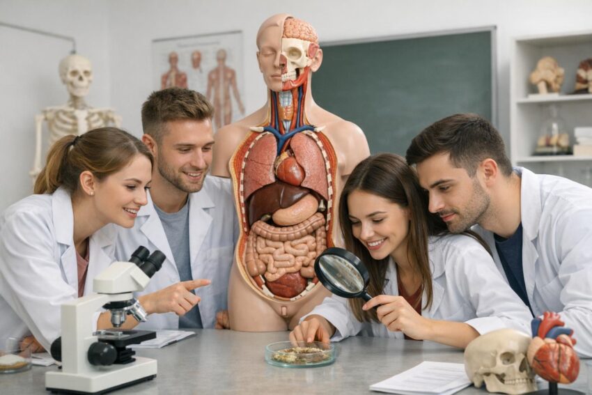 Modele anatomiczne jako kluczowa pomoc przed egzaminami dla studentów medycyny